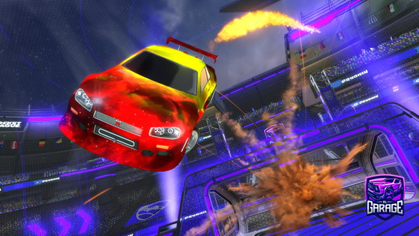 A Rocket League car design from Noxh0493