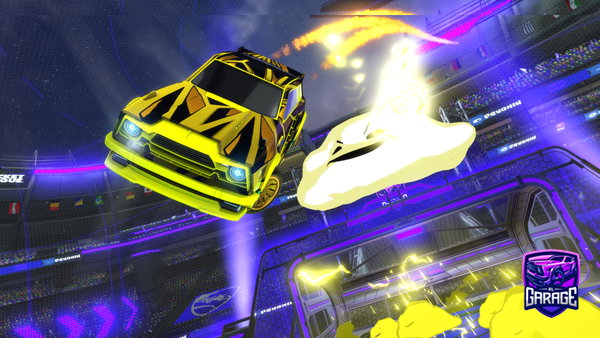 A Rocket League car design from PWR_FIRESUNNY