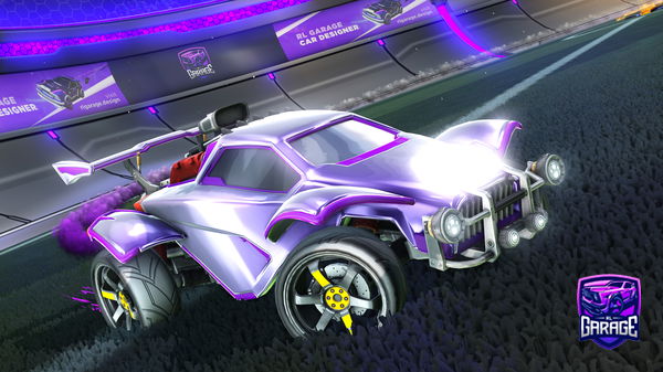 A Rocket League car design from Poweredplayer