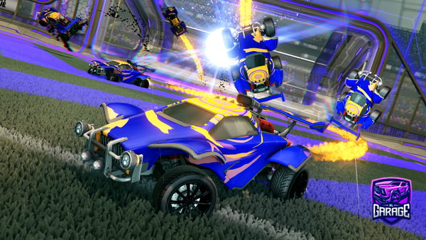 A Rocket League car design from itsMKR