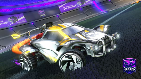 A Rocket League car design from Karamilk