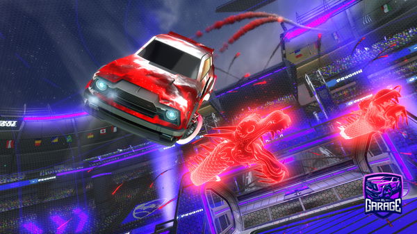 A Rocket League car design from Giratina