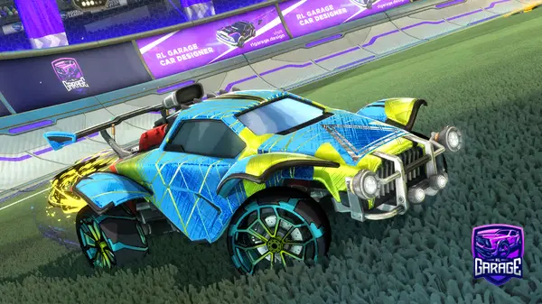 A Rocket League car design from LittleFangthe2nd