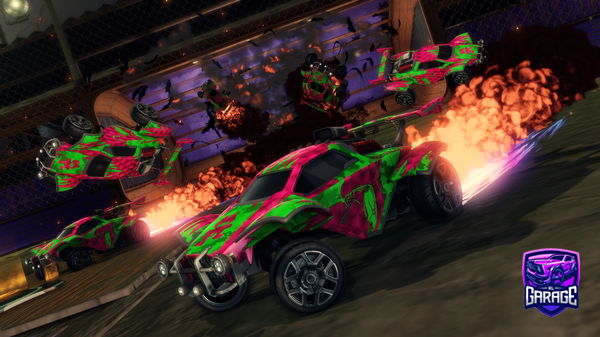 A Rocket League car design from dinogod444