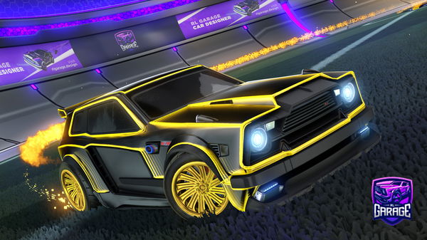 A Rocket League car design from AlanMerFla