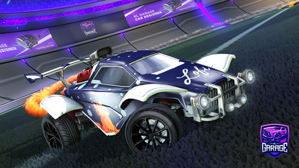 A Rocket League car design from Zirered