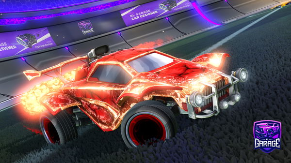 A Rocket League car design from Zennirl