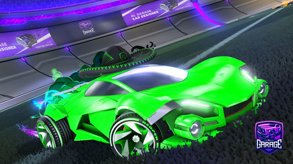 A Rocket League car design from Polarization3