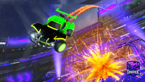 A Rocket League car design from Sped-Speeds