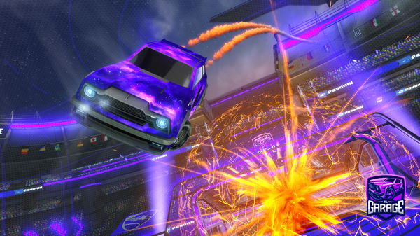 A Rocket League car design from Samupriscillo