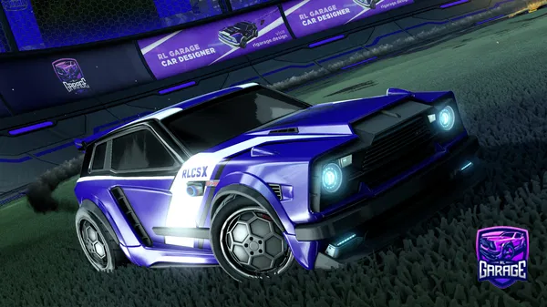 A Rocket League car design from slowarno