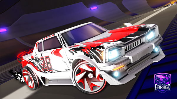 A Rocket League car design from Jugra