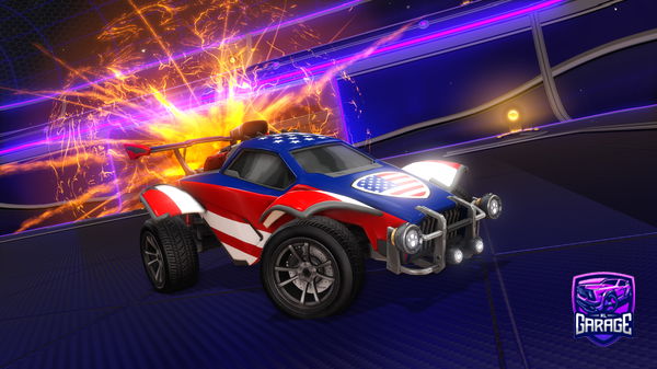 A Rocket League car design from PRPLWINGS