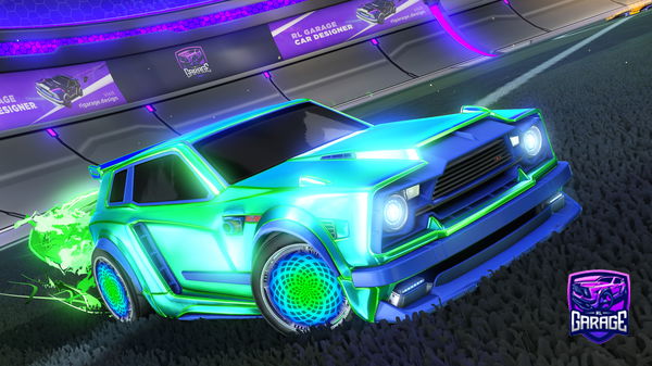 A Rocket League car design from happyhippy11