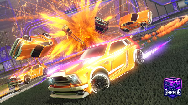 A Rocket League car design from Derpieclaytoes