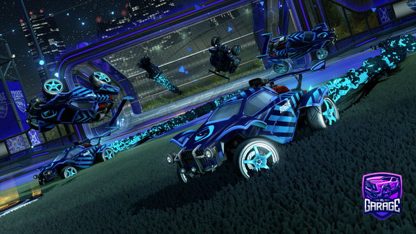 A Rocket League car design from BarrX2