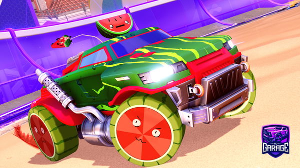 A Rocket League car design from DartAce91