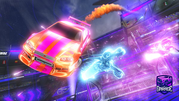 A Rocket League car design from DragonWrs18