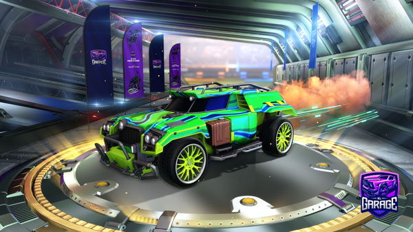 A Rocket League car design from dxkb