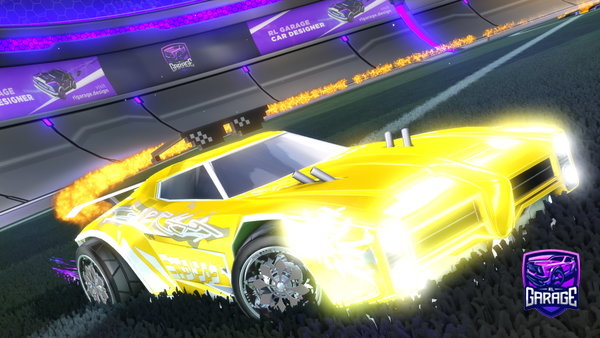 A Rocket League car design from XkLy