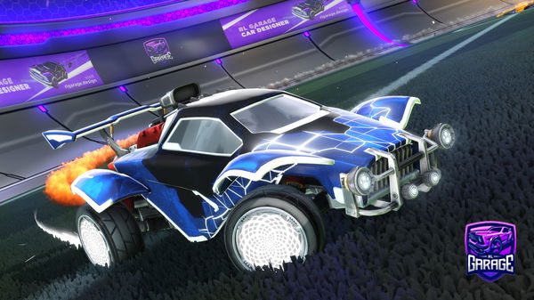 A Rocket League car design from Ggman349