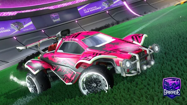 A Rocket League car design from SynthoWave