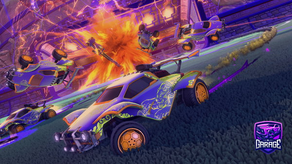 A Rocket League car design from Kibay