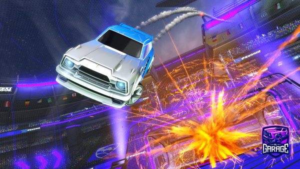 A Rocket League car design from Hunek