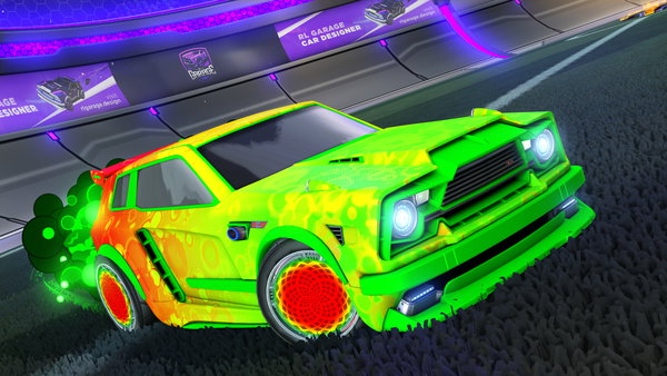 A Rocket League car design from det4646