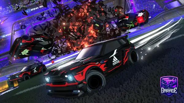 A Rocket League car design from Spowkz