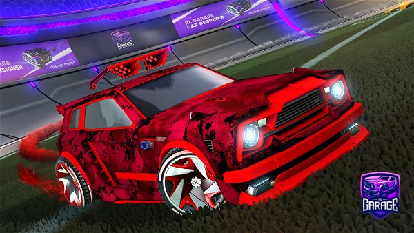 A Rocket League car design from NotDigby