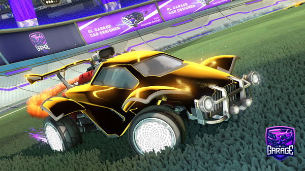 A Rocket League car design from prong