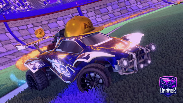 A Rocket League car design from vzluv