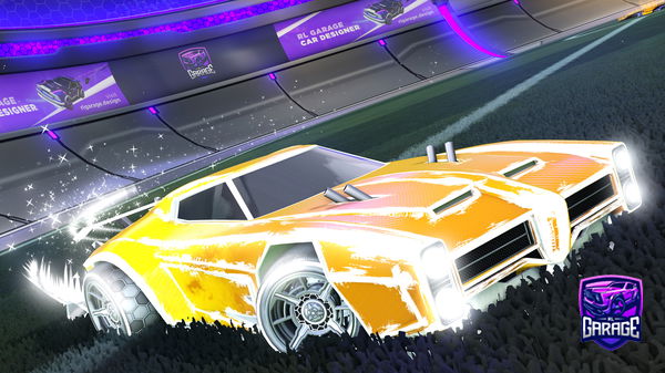 A Rocket League car design from supernoobbers