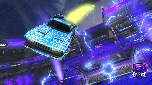 A Rocket League car design from Capcut_Vortex