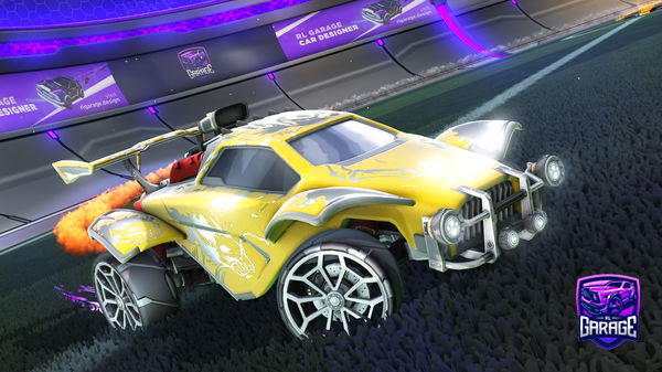 A Rocket League car design from Pawniward