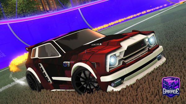 A Rocket League car design from Tcgrayan