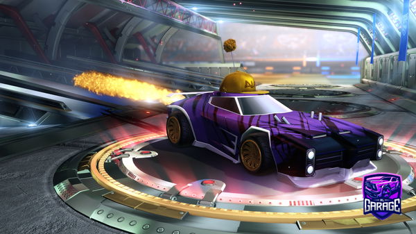 A Rocket League car design from PlatRLYT