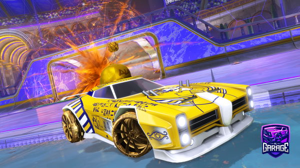 A Rocket League car design from TomGG206