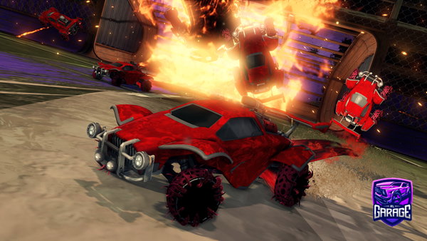 A Rocket League car design from DiskFX