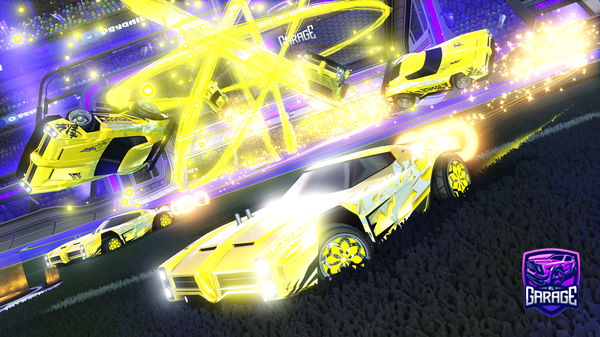 A Rocket League car design from PulseFxre