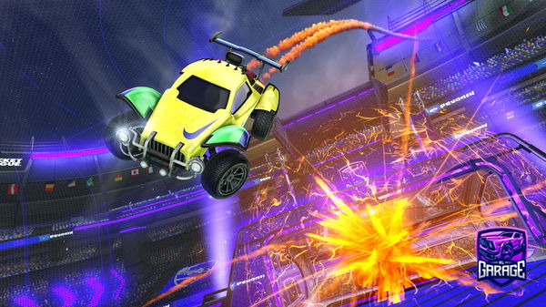 A Rocket League car design from axxlurel