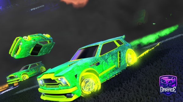 A Rocket League car design from paulluxxxx