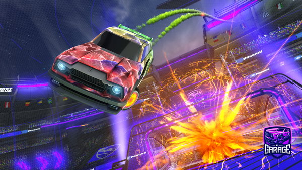 A Rocket League car design from bokivitez15