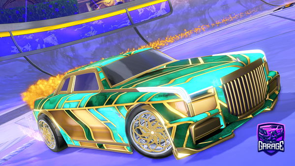 A Rocket League car design from MintyFS