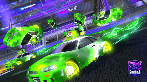 A Rocket League car design from Bobbyballs