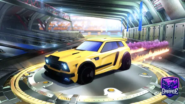 A Rocket League car design from SupbarMocha