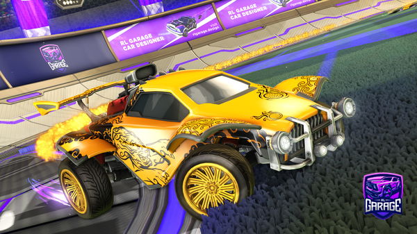 A Rocket League car design from XxGeorgeMPxX