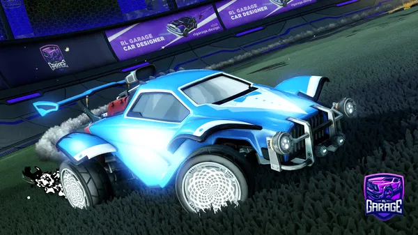 A Rocket League car design from Mitoka_on60FPS