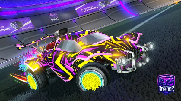 A Rocket League car design from TheNoob_125